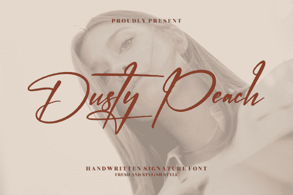 Dusty Peach Font