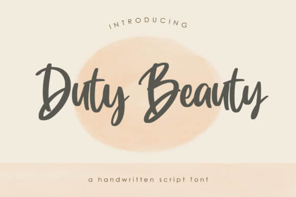 Duty Beauty Font