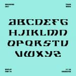 EASTER Early Display Font