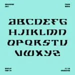 EASTER Early Display Font