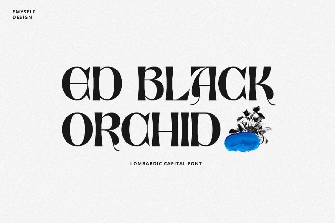 ED Black Orchid Font