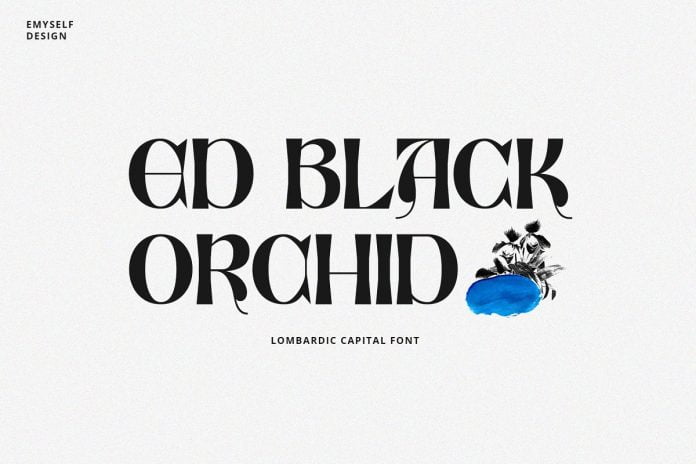 ED Black Orchid Font