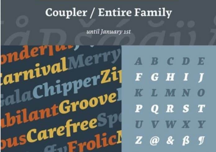 EM Coupler family Font