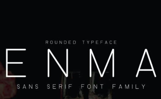 ENMA- Rounded Font