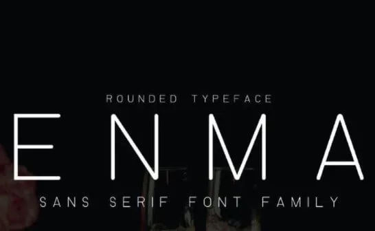 ENMA- Rounded Font