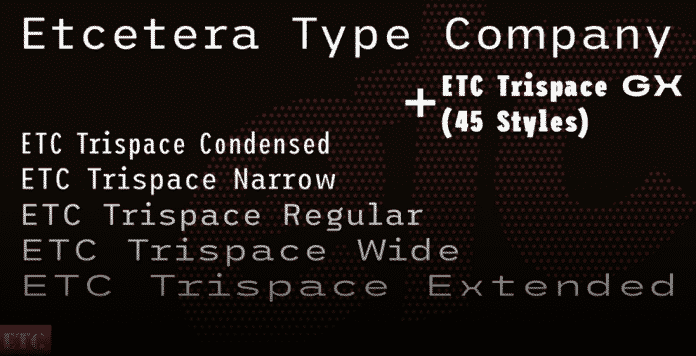 ETC Trispace Font