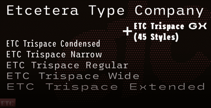 ETC Trispace Font ETC Trispace Font