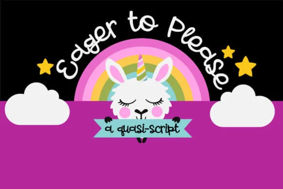 Eager To Please Font