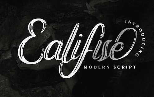 Ealifise Script Font