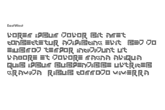 East West Font