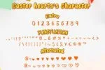 Easter Hearts Font