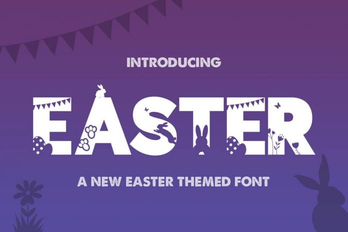 Easter Silhouette Font