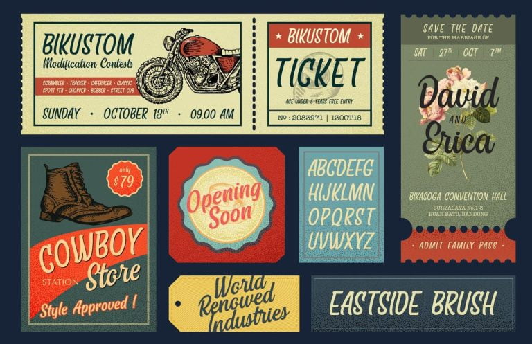 Eastside Brush – Casual Fonts Trio Font Free Download