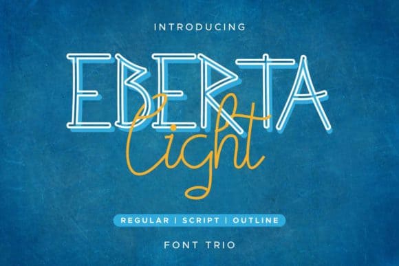 Eberta Light Font