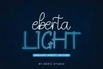 Eberta Light Font