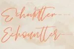 Echountter Font