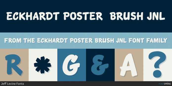 Eckhardt Poster Brush Font