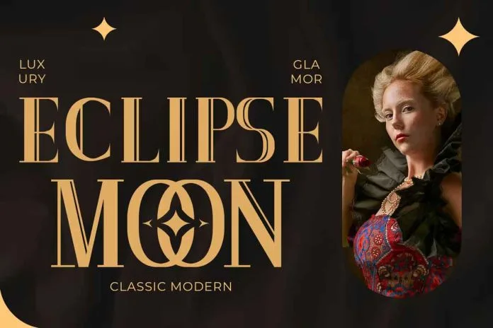 Eclipse Moon Font