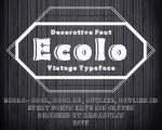 Ecolo Family Font
