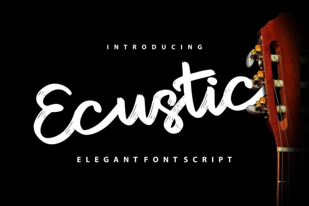 Ecustic Elegant Script Font