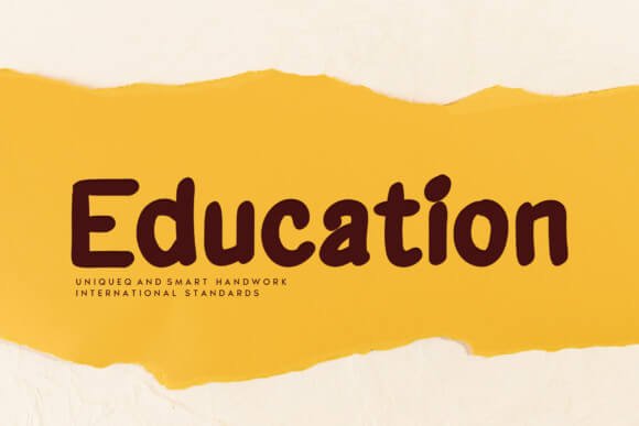 Education Font