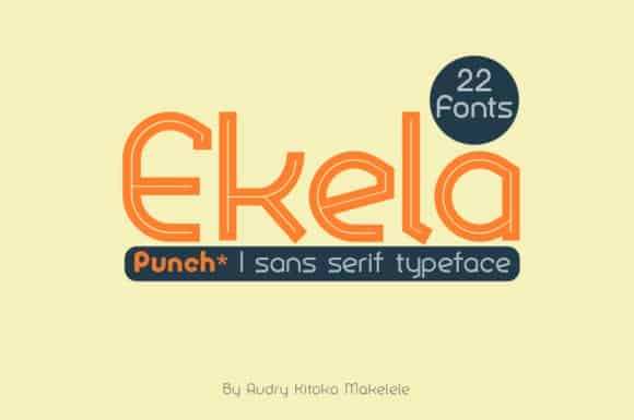 Ekela Punch Font