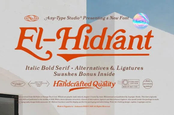 El-Hidrant Font