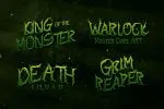 Elastika - Haunted Hand Drawing Display Typeface Font