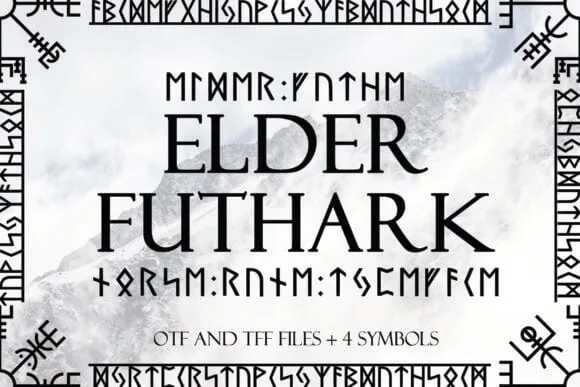 Elder Futhark Font