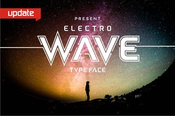 Electro Wave Font