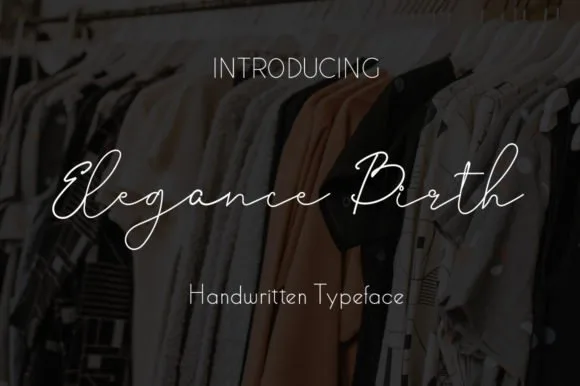 Elegance Birth Font