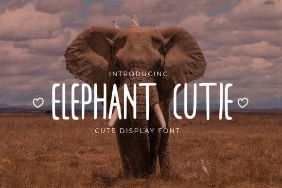 Elephant Cutie Font