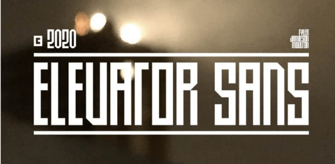 Elevator - Condensed Geometric Sans Serif Font