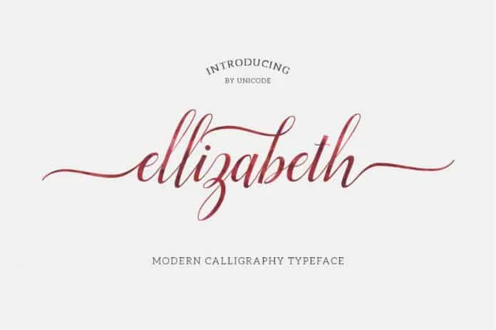Elisabeth Script Font Elisabeth Script Font