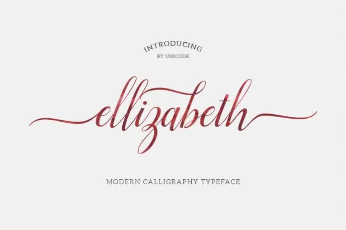 Elizabeth Script Font