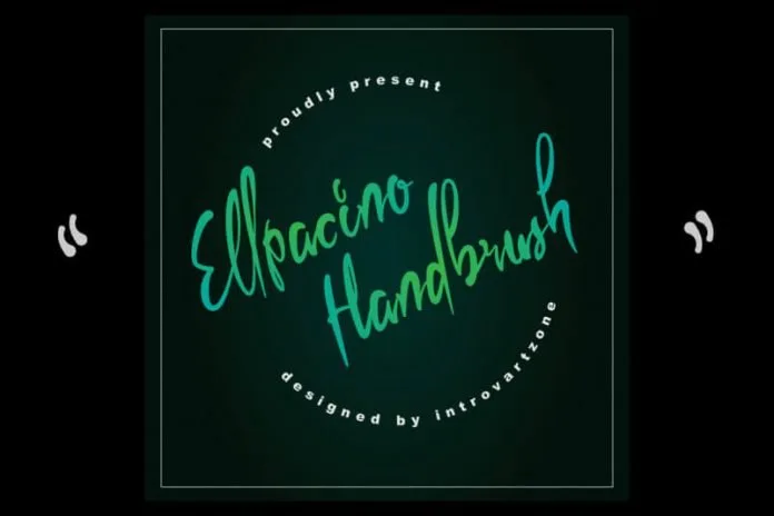 Ellpacino Handbrush Font