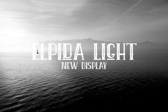 Elpida Light Font