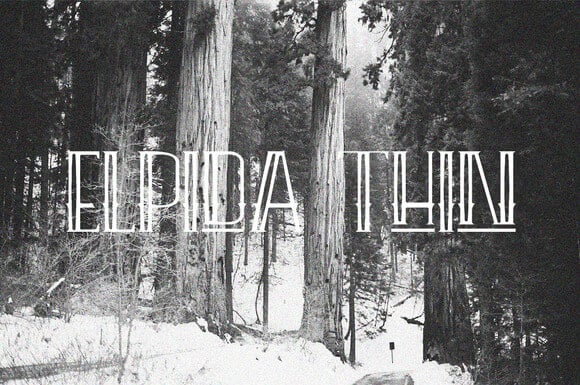 Elpida Thin Font