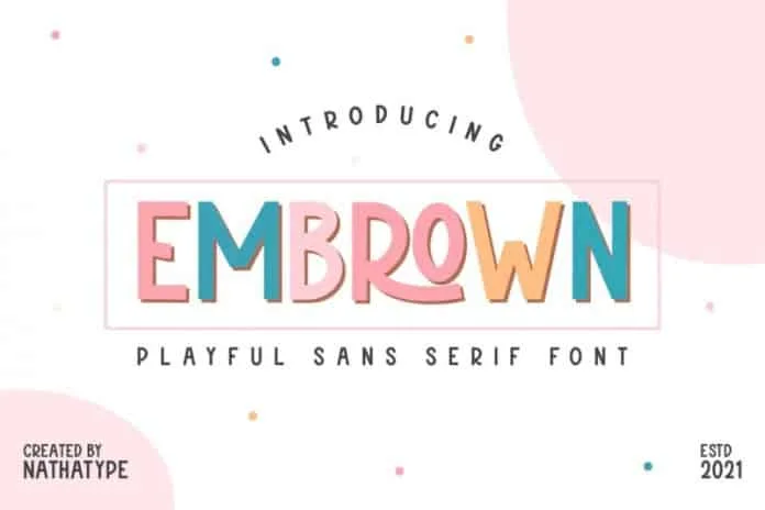 Embrown Font Embrown Font