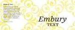 Embury Text Font