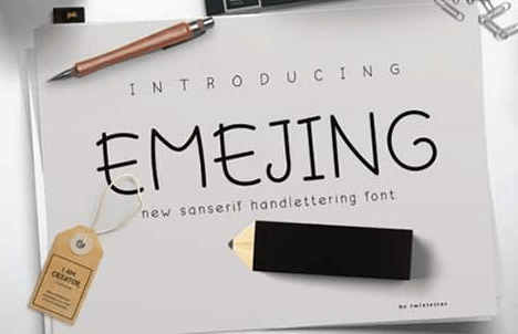 Emejing Font