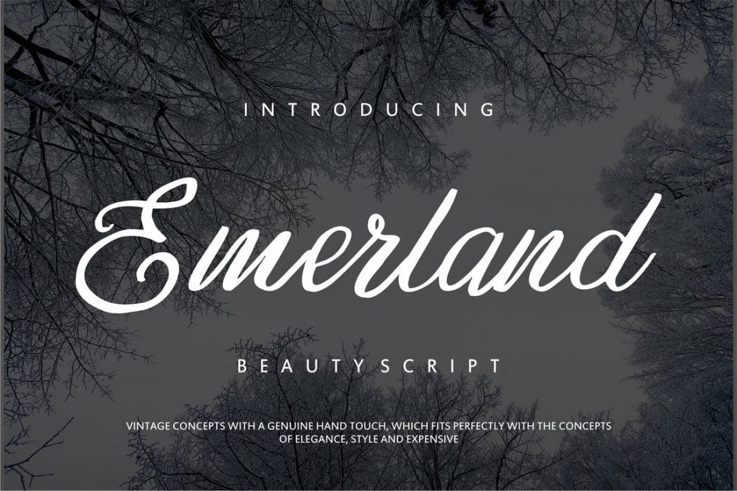 Emerland Beauty Script Handwritten