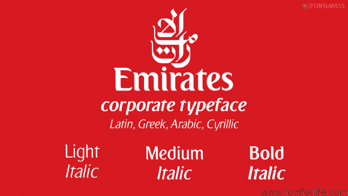 Emirates Corporate Font