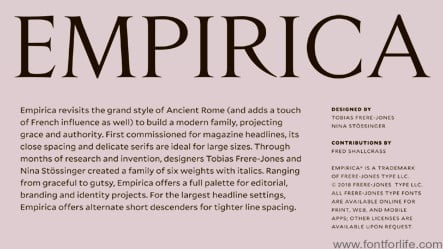 Empirica Font Family