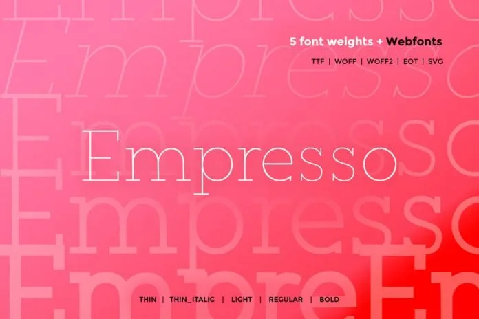 Empresso Font