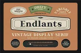 Endlants Font Endlants Font