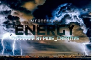 Energy Font