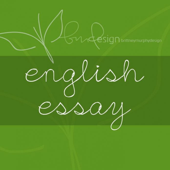 English Essay Font