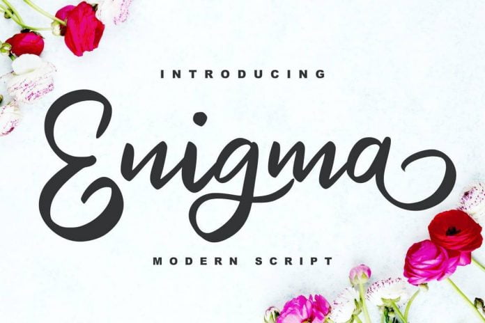 Enigma Modern Script Font