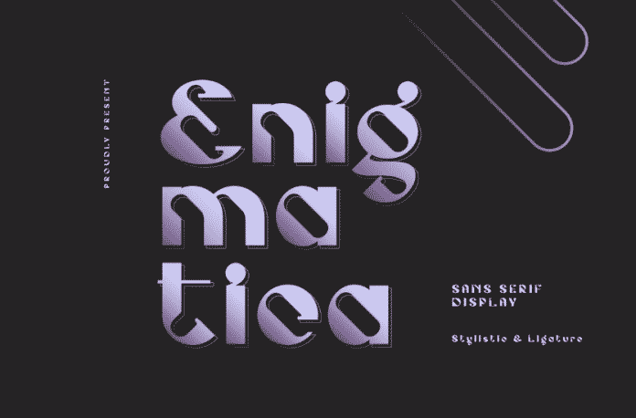 Enigmatica – Sans Serif Display Font